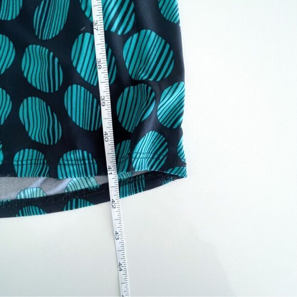 Precis Dress Black Stretchy Lined Ruching 3/4 Sleeves Women's 10 - Picture 7 of 9